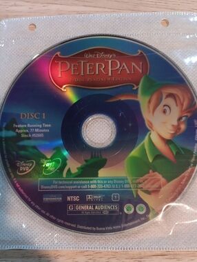 Peter Pan DVD 2-Disc NO CASE*